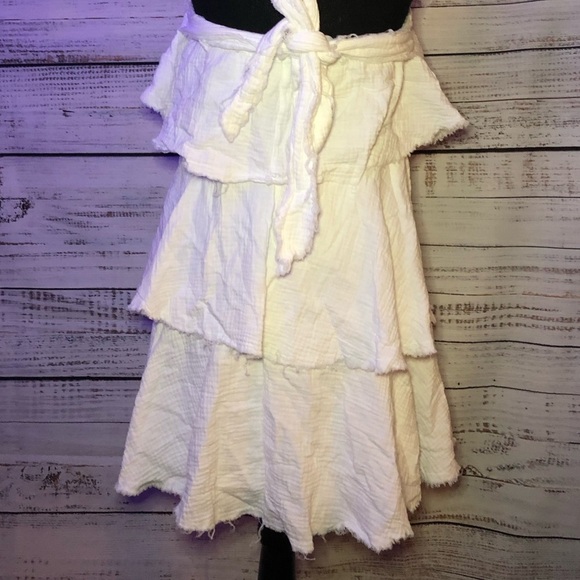 White Strapless Mini Dress NWOT size Large - Picture 15 of 16